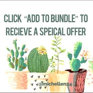 Bundle items for a special DISCOUNT!